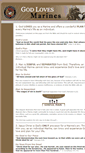 Mobile Screenshot of godlovesmarines.com